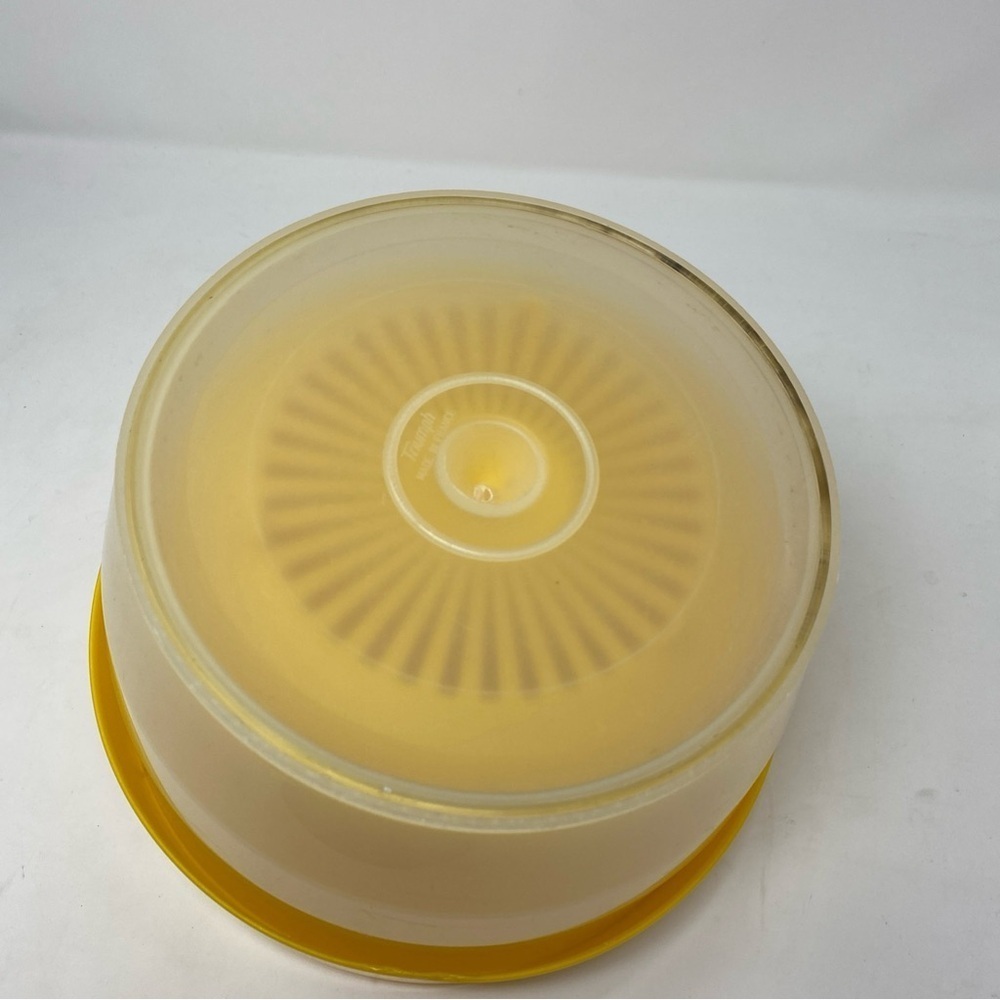Triumph Brevet Salad Spinner / Dryer - Yellow- Made In France Mid-Century MCM - Picture 4 of 6